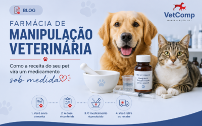 Farmácia de manipulação veterinária | como a receita do seu pet vira um medicamento sob medida